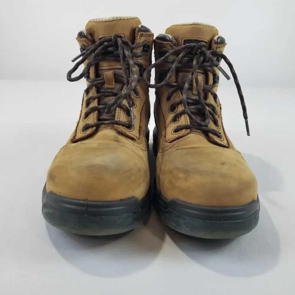 Ariat Turbo Boots Mens 8.5 EE Aged Bark Waterproof Carbon Toe Work Boots